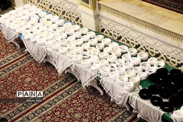مراسم عمامه‌گذاری 280 طلبه خراسان