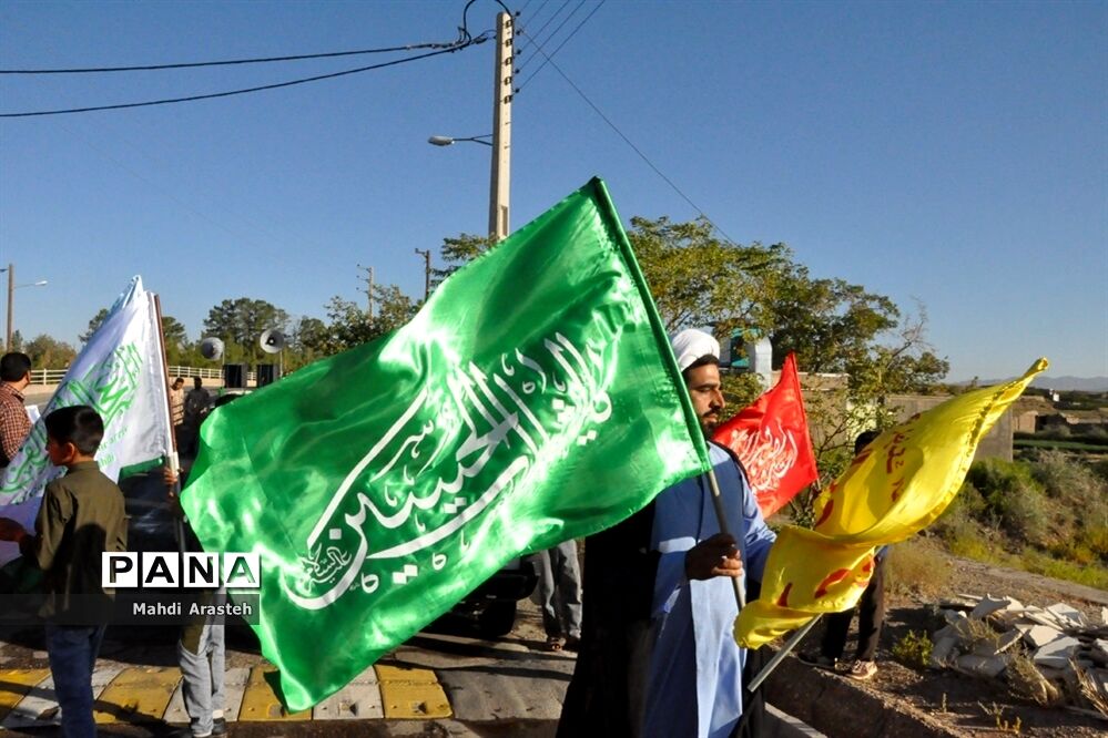 حرکت کاروان شادی غدیر در شهرستان خوسف