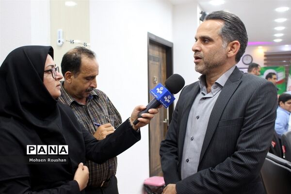 نشست شورای معاونان آموزش و پرورش استان بوشهر با خبرنگاران