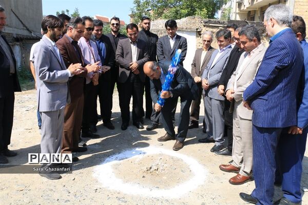 آیین کلنگ زنی خانه مطبوعات مازندران