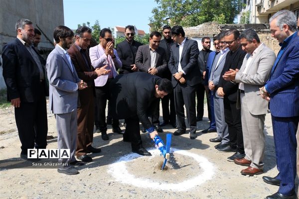 آیین کلنگ زنی خانه مطبوعات مازندران