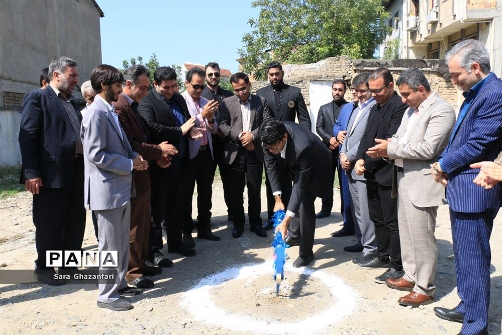 آیین کلنگ زنی خانه مطبوعات مازندران