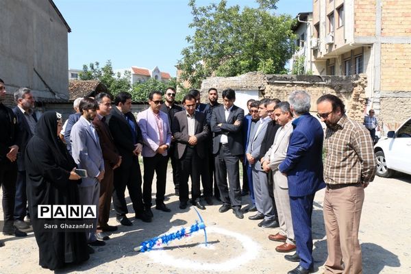 آیین کلنگ زنی خانه مطبوعات مازندران