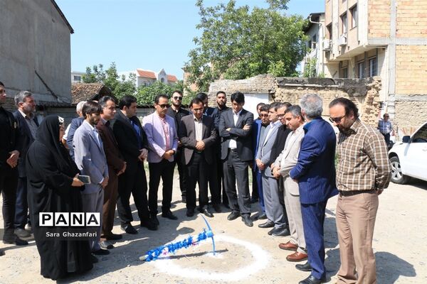 آیین کلنگ زنی خانه مطبوعات مازندران