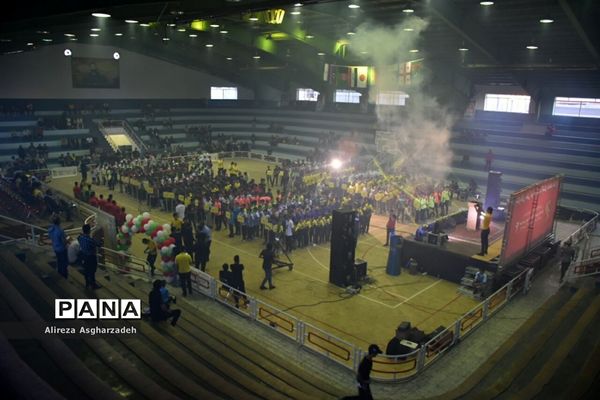 آیین افتتاحیه مسابقات فوتسال نونهالان و نوجوانان کشور