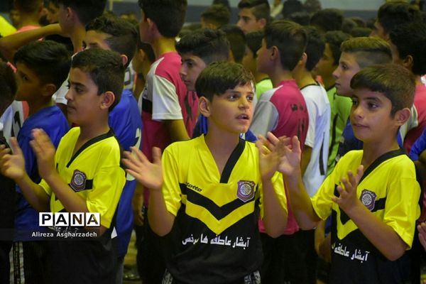 آیین افتتاحیه مسابقات فوتسال نونهالان و نوجوانان کشور