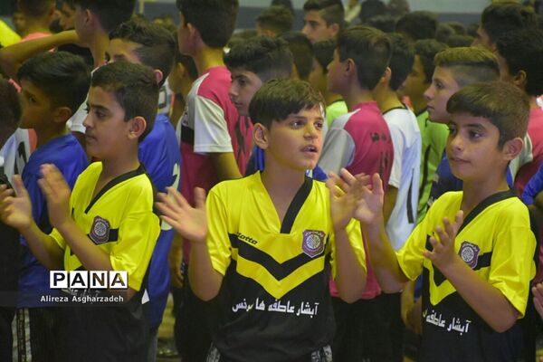 آیین افتتاحیه مسابقات فوتسال نونهالان و نوجوانان کشور