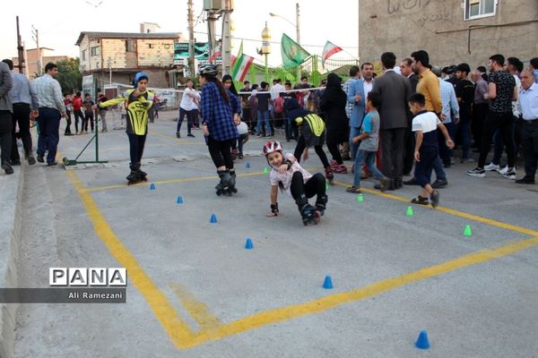 اجرای طرح «خیابان ورزش»  در قائم شهر