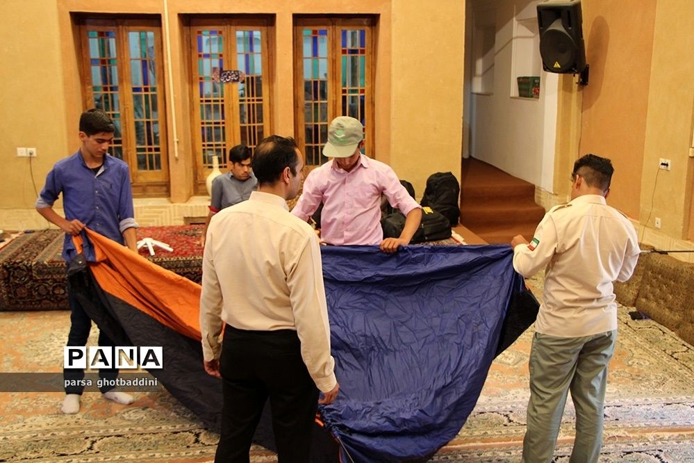 پیش اردوی آمادگی دانش‌آموزان پسر پیشتاز استان یزد