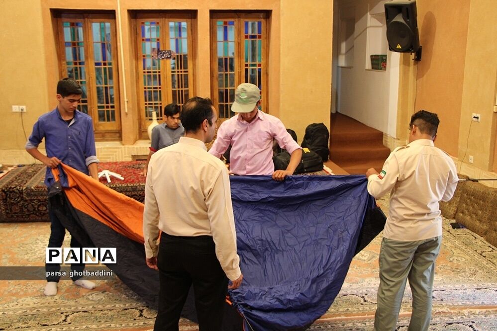 پیش اردوی آمادگی دانش‌آموزان پسر پیشتاز استان یزد