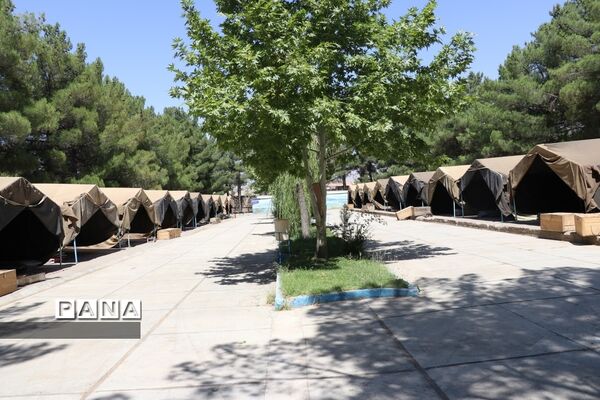 بازدید از فضای اردوگاه  شهید رجایی نیشابور جهت برگزاری اردوی ملی پیشتازان پسر