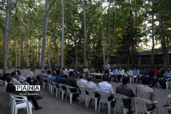 جلسه هماهنگی عوامل اجرایی اردوی ملی پیشتازان پسر در اردوگاه شهید رجایی باغرود نیشابور