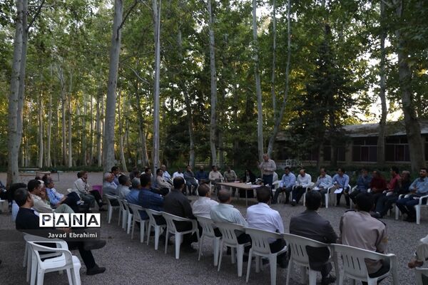 جلسه هماهنگی عوامل اجرایی اردوی ملی پیشتازان پسر در اردوگاه شهید رجایی باغرود نیشابور