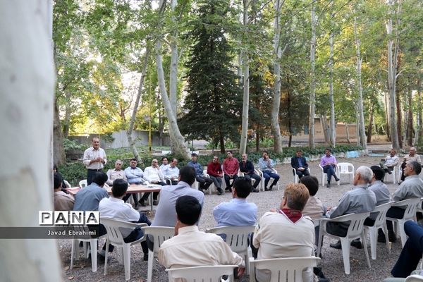 جلسه هماهنگی عوامل اجرایی اردوی ملی پیشتازان پسر در اردوگاه شهید رجایی باغرود نیشابور