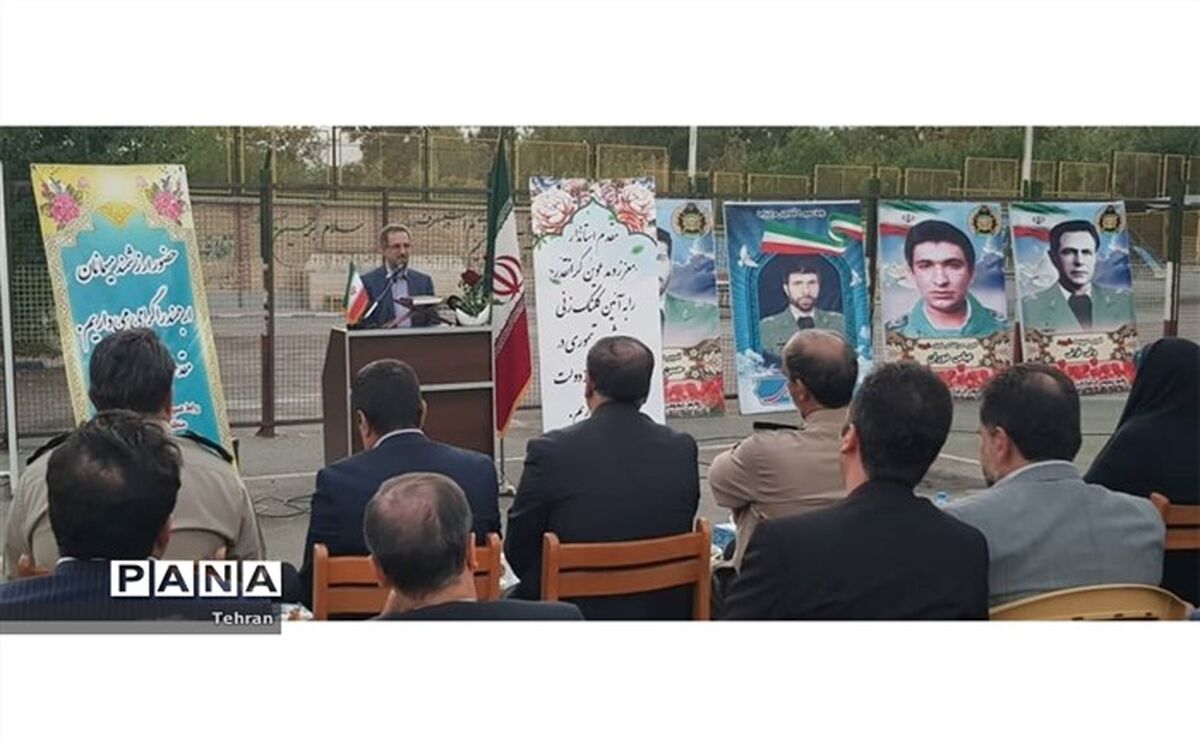 کلنگ زنی مدرسه شهید تیموری منطقه 1