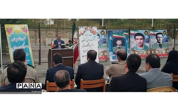 کلنگ زنی مدرسه شهید تیموری منطقه 1