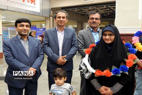 استقبال از دانش‌آموزان برگزیده استان بوشهر در جشنواره نوجوان خوارزمی مرحله کشوری