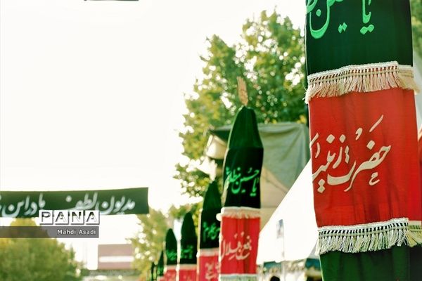 برپایی خیمه‌های عزای سیدالشهدا(ع)