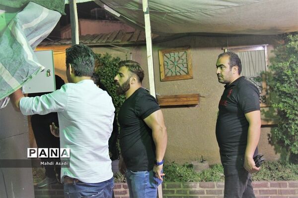 برپایی خیمه‌های عزای سیدالشهدا(ع)