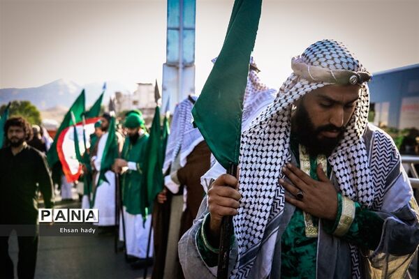 ورود نمادین قافله سید الشهداء به کربلا