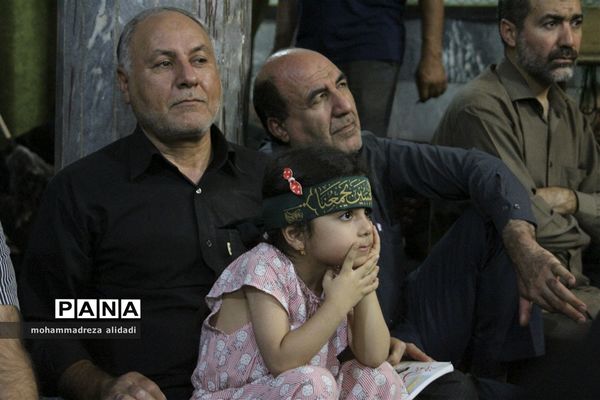 عزاداری مردم شیراز در سومین شب از ماه محرم