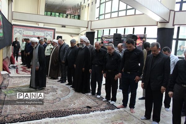 برگزاری مراسم عزاداری ابا عبدالله حسین(ع) درفرمانداری اسلامشهر