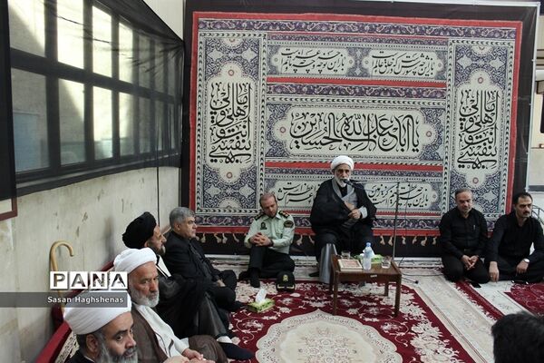 برگزاری مراسم عزاداری ابا عبدالله حسین(ع) درفرمانداری اسلامشهر