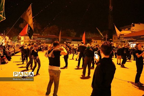 عزاداری شب ششم ماه محرم در ساری