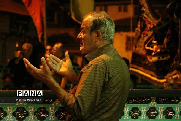 عزاداری شب ششم ماه محرم در ساری