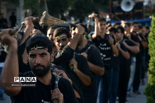 دسته‌روی عزاداران حسینی در امامزاده ابراهیم(ع) بابلسر