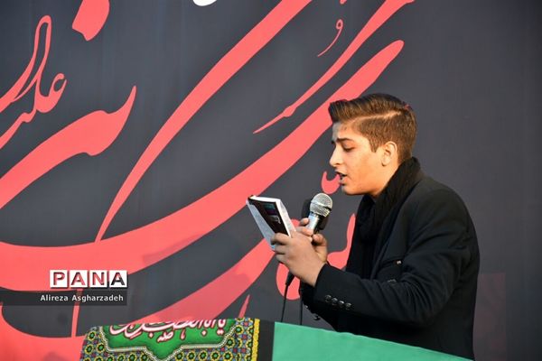 دسته‌روی عزاداران حسینی در امامزاده ابراهیم(ع) بابلسر