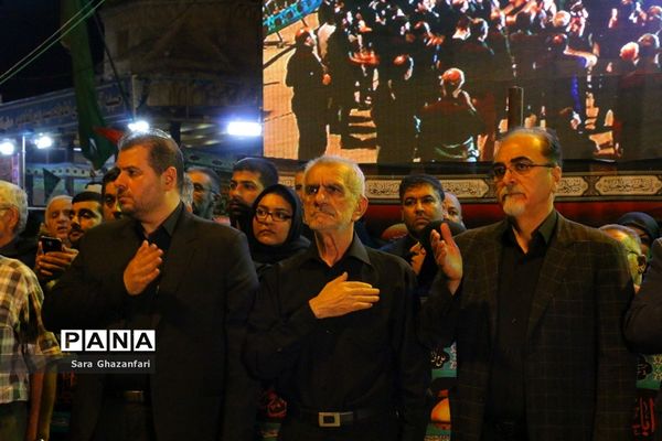 عزاداری شب هفتم ماه محرم در هیات‌های عزاداری ساری