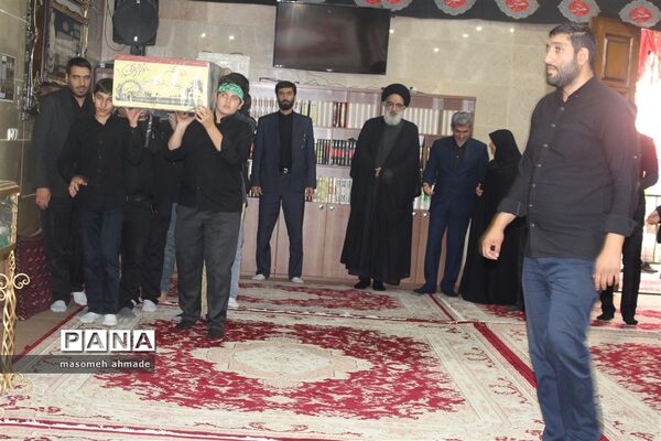 برگزاری مراسم سوگواری احلی من العسل در هیئت انصار شهر کرج