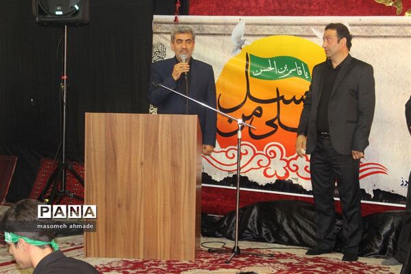 برگزاری مراسم سوگواری احلی من العسل در هیئت انصار شهر کرج