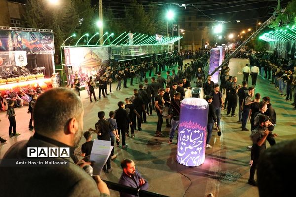 عزاداری مردم ارومیه در هیات محلی