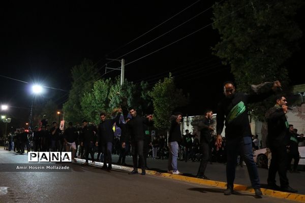 عزاداری مردم ارومیه در هیات محلی