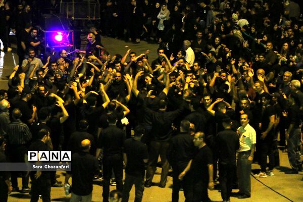 عزاداری هیات‌های مذهبی در شهرستان ساری