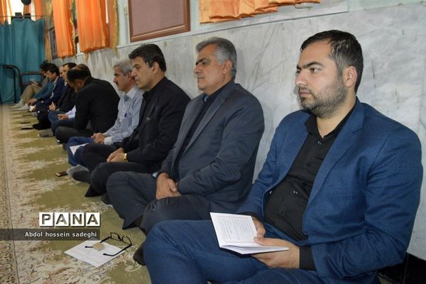 مراسم عزاداری امام حسین (ع) در اداره‌کل آموزش و پرورش استان بوشهر