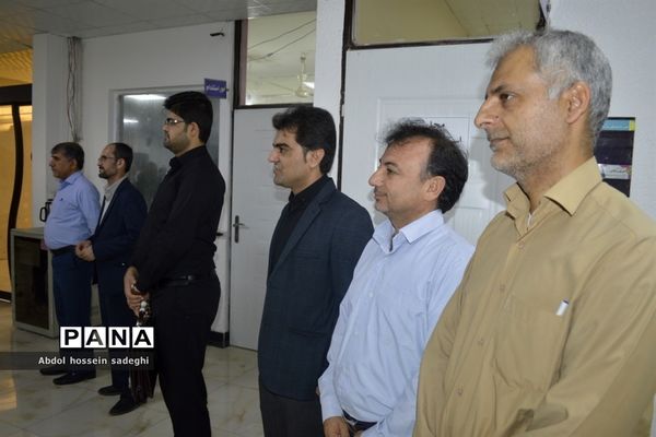 مراسم عزاداری امام حسین (ع) در اداره‌کل آموزش و پرورش استان بوشهر