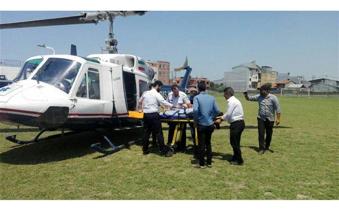 ریزش سنگ در جاده هراز یک مصدوم بر جا گذاشت