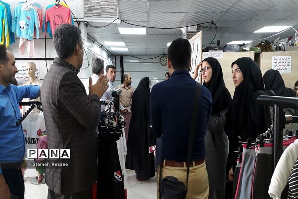 بازدید از فرایند تولید و ارائه لباس فرم مدارس