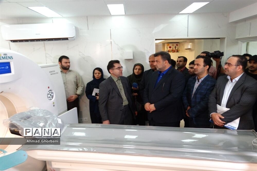 آیین بهره‌برداری از اولین دستگاه سی‌تی‌ آنژیوگرافی  در شمال کشور