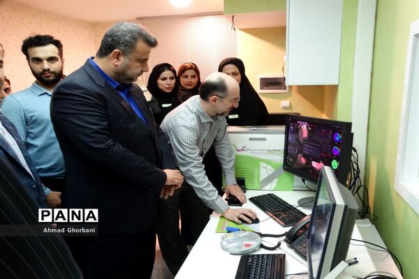 آیین بهره‌برداری از اولین دستگاه سی‌تی‌ آنژیوگرافی  در شمال کشور