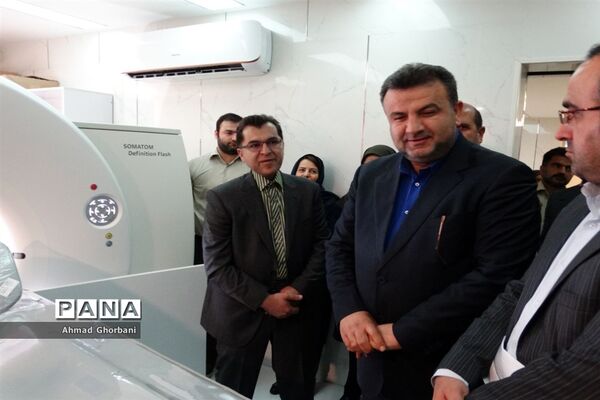 آیین بهره‌برداری از اولین دستگاه سی‌تی‌ آنژیوگرافی  در شمال کشور