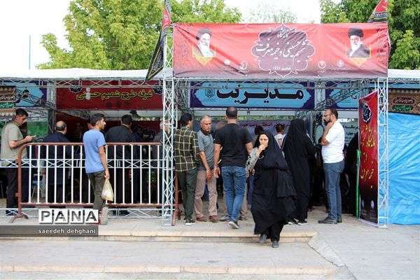 افتتاحیه  نمایشگاه ششمیم حسینی وخمیه معرفت