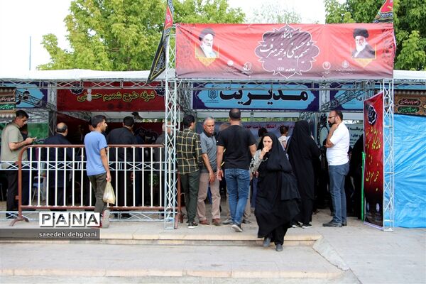 افتتاحیه  نمایشگاه ششمیم حسینی وخمیه معرفت