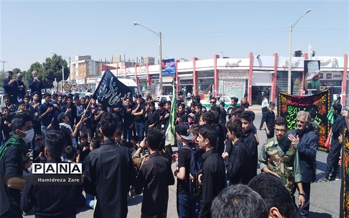 دانش آموزان گلبهاری با نوجوان دشت کربلا عهد بستند