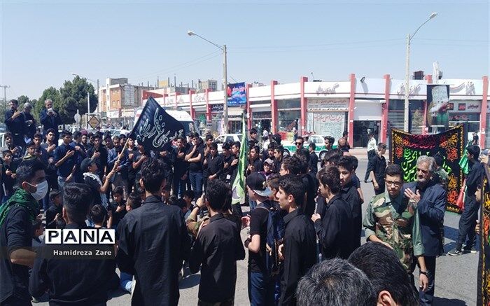 دانش آموزان گلبهاری با نوجوان دشت کربلا عهد بستند