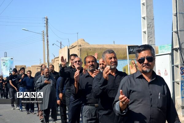 حرکت هیات های عزاداری در صبح تاسوعا در شهرستان خوسف