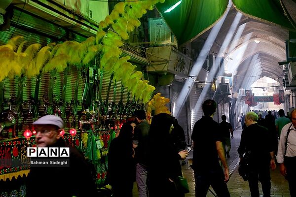 عزاداری تاسوعای حسینی در بازار تهران